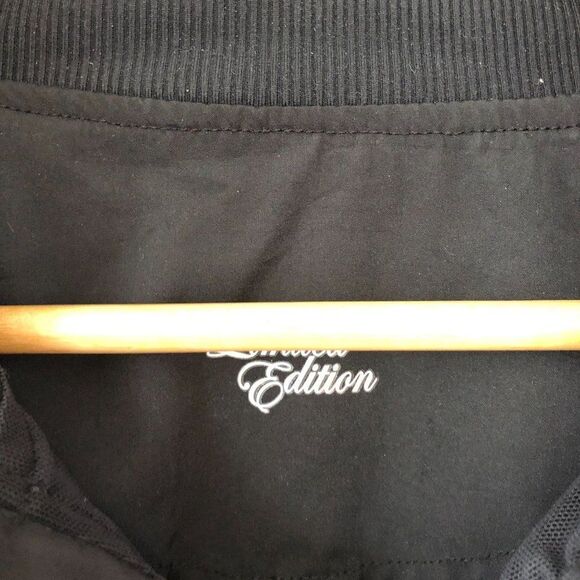 Lululemon Size 6 Limited Edition Gold Foil Logo Zip Jacket RARE Tie Back Shimmer - Picture 3 of 9